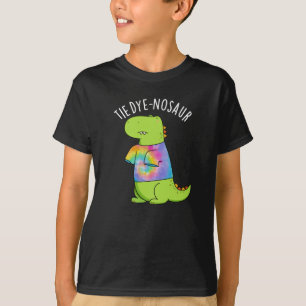 T-shirt Tie-dye-nosaurre Blague de Dinosaure Drôle Fond So
