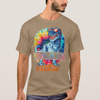 T-shirt Tie Dye Père En Lawsaurus Dinosaur Père En Droit