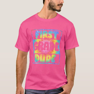 T-shirt Tie Dye Premier Grade Dué Retour À L'École Enseign