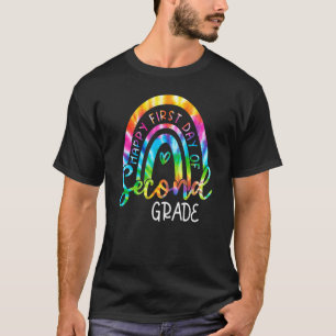 T-shirt Tie Dye Rainbow Joyeux Premier Jour De Retour De 2