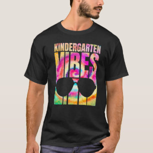 T-shirt Tie Dye Retour À L'École Maternelle Vibes Première