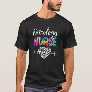 T-shirt Tie Dye Stethoscope Oncologie Infirmière Journée I