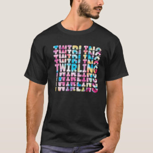 T-shirt Tie Dye Twirlers Majorette Baton Twirling Dance Co