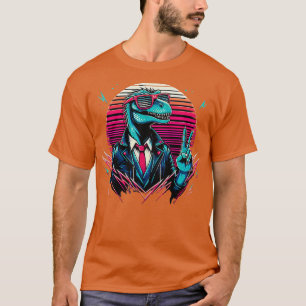 T-shirt TieDye Dinosaur Hippie Dinosaur