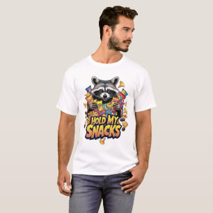 T-shirt Tiens Mes Snacks – Cadeau Drôle de Raton Laveur