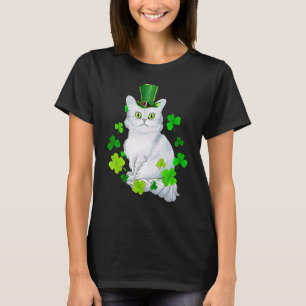 T-shirt Tiffany Chat Shamrock Bonne St Patrick's Day Chat