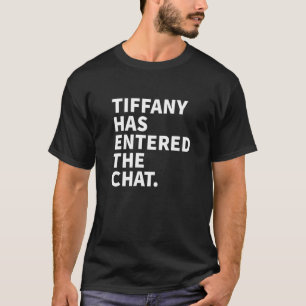 T-shirt Tiffany Est Entré Dans Le Conversation Tiffany Per