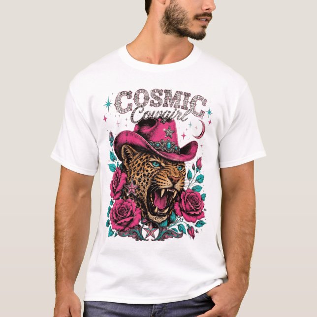 T-shirt tigar cosmique (Devant)