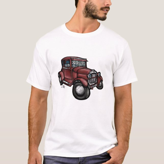 T-shirt Tige-Chemise chaude - customisée (Devant)