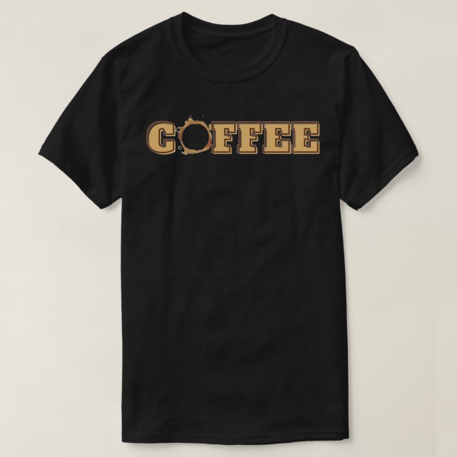 T-shirt Tige de café (Design devant)