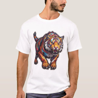 T-shirt Tige rougeoyant design