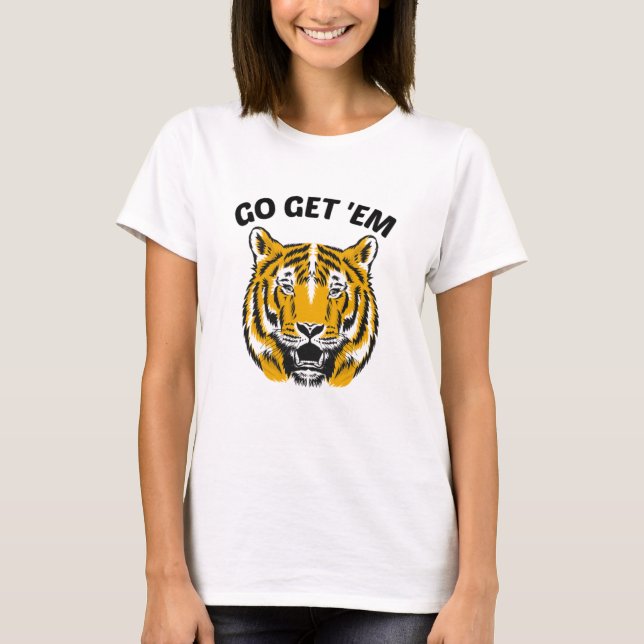 T-SHIRT TIGER ALLEZ LES EUX (Devant)