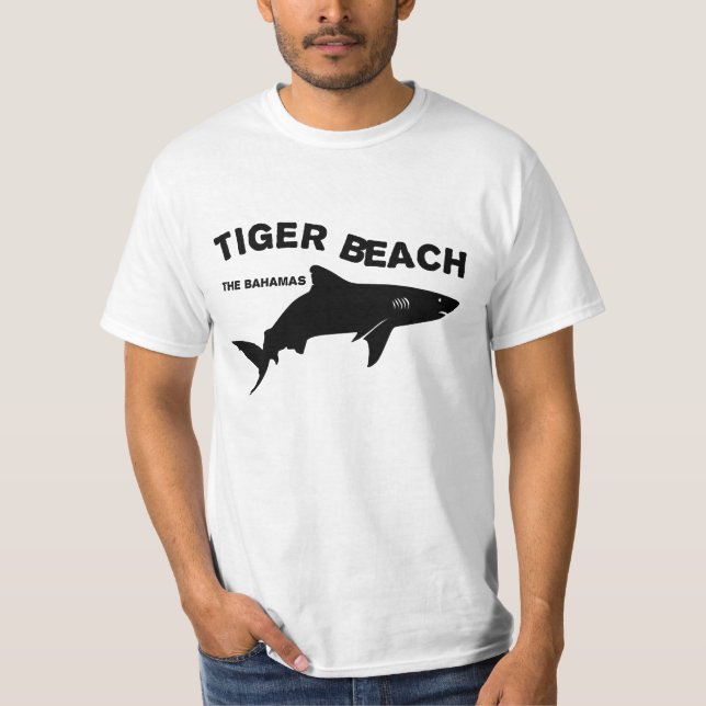 T-shirt Tiger Beach - Bahamas | Plongée avec requins (Devant)