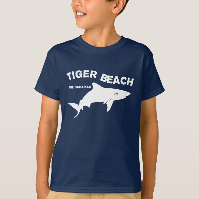 T-shirt Tiger Beach - Bahamas | Plongée avec requins (Devant)