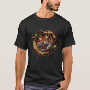 T-shirt Tiger Big Cat Cadeau Amoureux des animaux Tiger Af