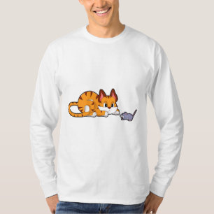 T-shirt Tiger chat avec souris