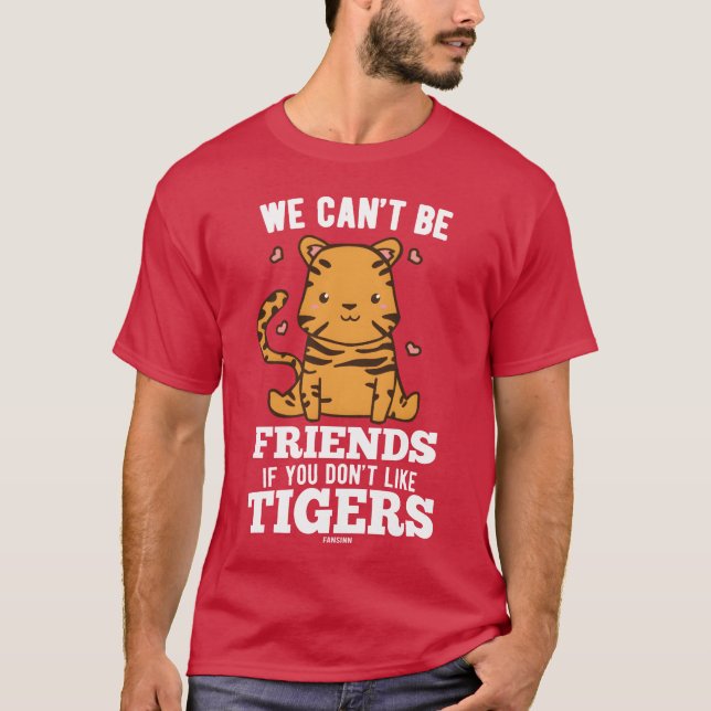T-shirt Tiger Chat Jungle Chat Animal drôle (Devant)