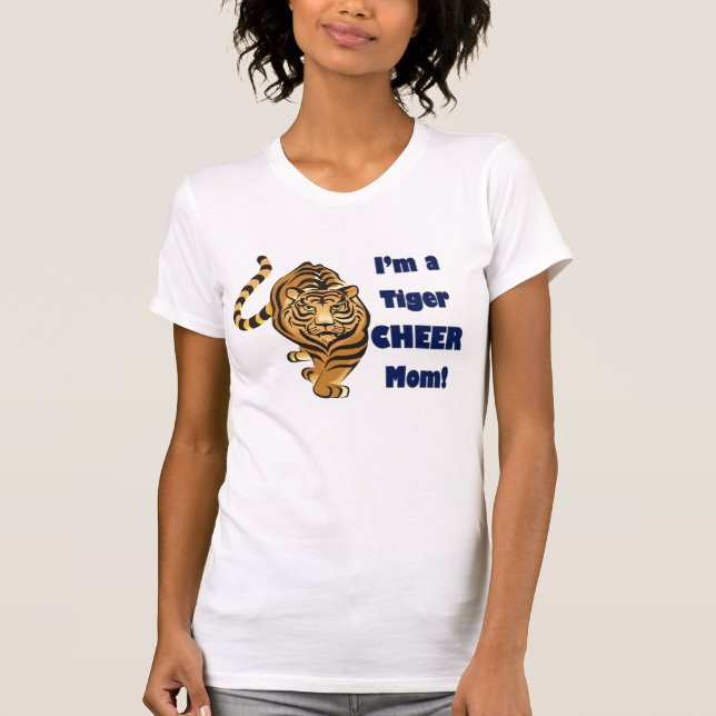 T-shirt Tiger Cheer Maman (Devant)