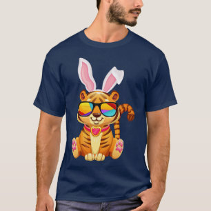T-shirt Tiger Chien Cool Sunglass Bunny Casquette Joyeux j