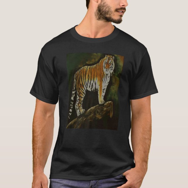 T-shirt Tiger  Chinese Zodiac  Big Cats  taiche (Devant)