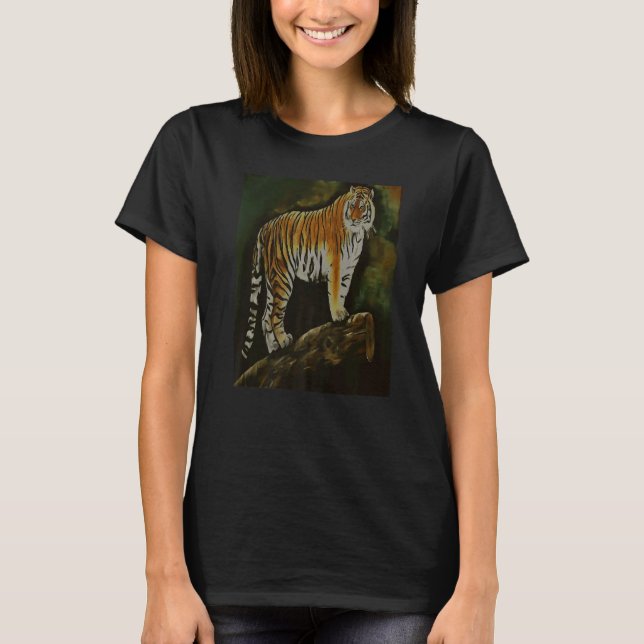 T-shirt Tiger chinois Zodiac Big Cats taiche (Devant)