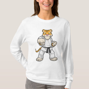 T-shirt Tiger dans les arts martiaux Karate