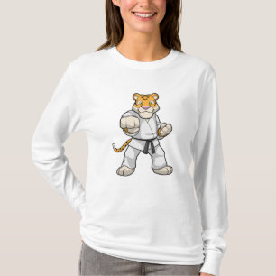 T-shirt Tiger dans les arts martiaux Karate