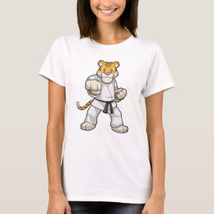 T-shirt Tiger dans les arts martiaux Karate