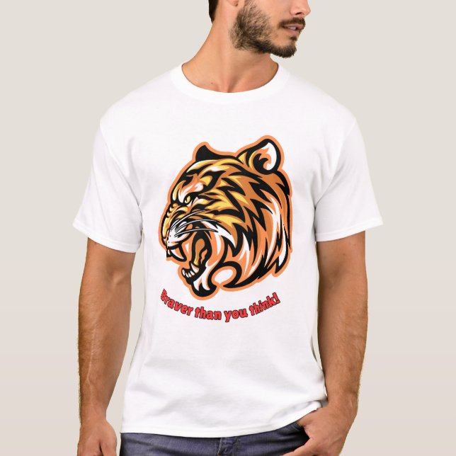 T-shirt Tiger design (Devant)