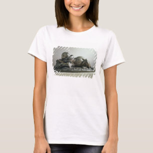 T-shirt Tiger devouring an alligator, 1832 (bronze)