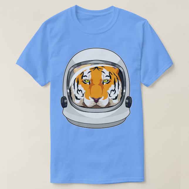 T-shirt Tiger en astronaute avec casque (Design devant)