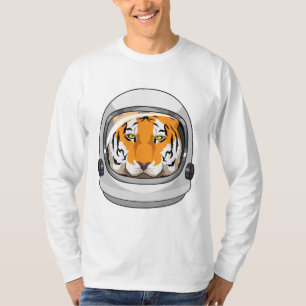 T-shirt Tiger en astronaute avec casque