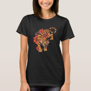 T-shirt Tiger Eye Safari Zoo Faune Animal Zookeeper Cos