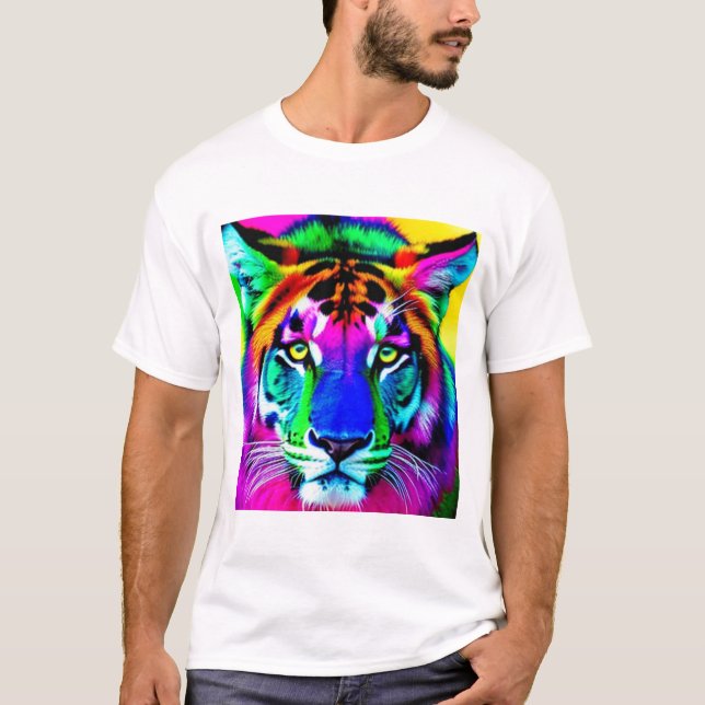 T-shirt Tiger Face (Devant)