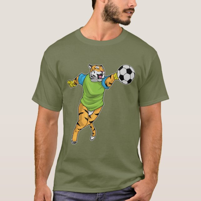 T-shirt Tiger Goalkeeper Soccer (Devant)
