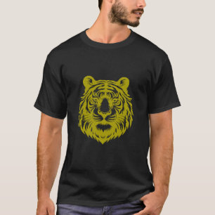 T-shirt Tiger Head, Amoureux des animaux