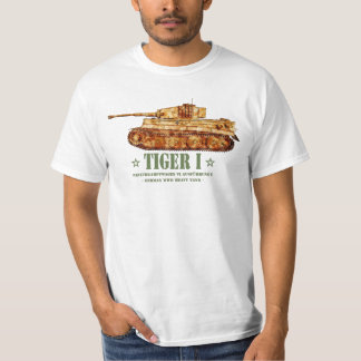T-shirt Tiger I World War Deux Allemand Lourd Tank Panzer 