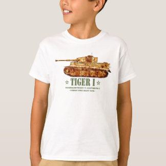 T-shirt Tiger I World War Deux Allemand Lourd Tank Panzer