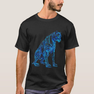 T-shirt Tiger Imaginaire Artwork Robot Animal Motif Tiger
