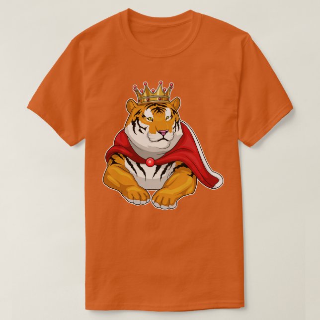 T-shirt Tiger King Crown 1 (Design devant)