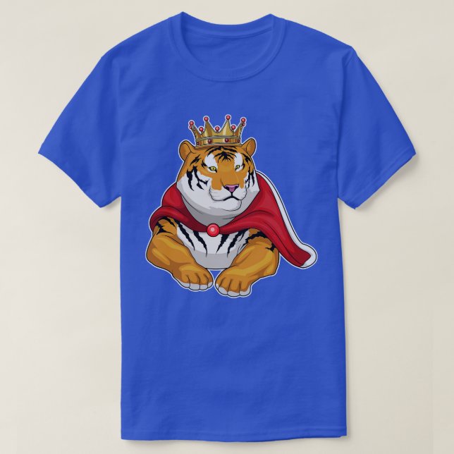 T-shirt Tiger King Crown 2 (Design devant)