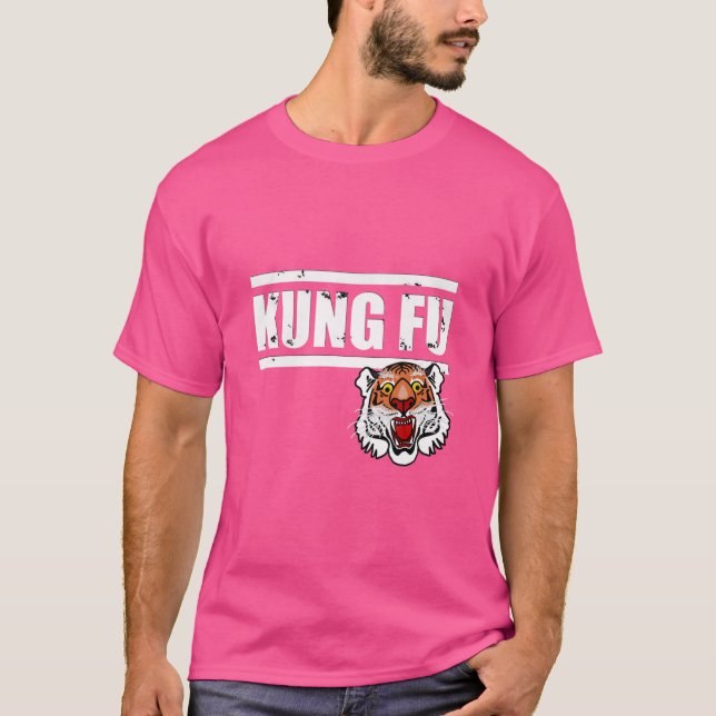T-shirt Tiger Kung Fu Martial Arts (Devant)