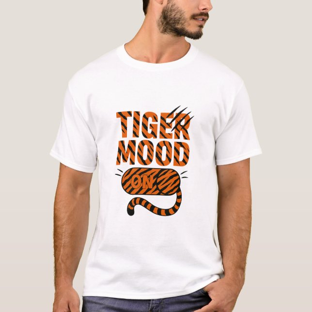 T-shirt Tiger l'humeur (Devant)