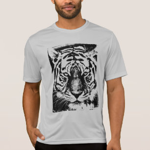 T-shirt Tiger Mens Activewear Sport-Tek Concurrent Silver
