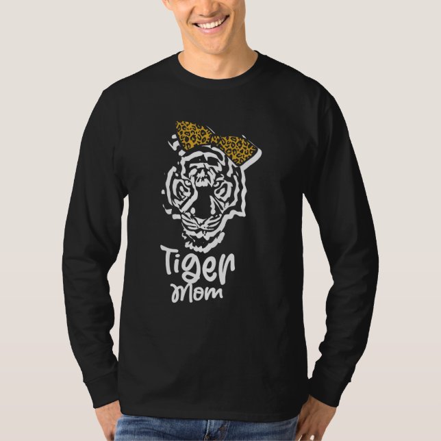 T-shirt Tiger Mom Tiger Whisperer Wildlife Animal Mothers  (Devant)
