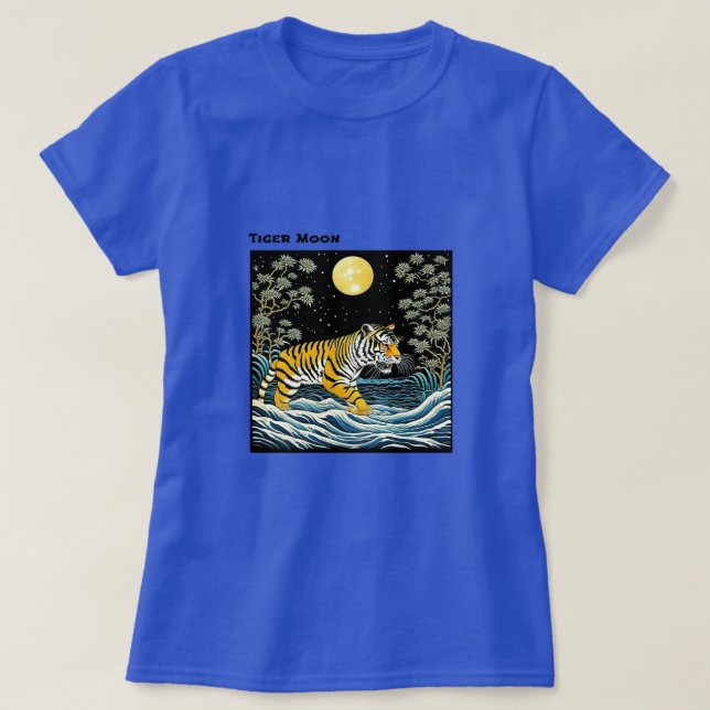 T-shirt Tiger Moon (Design devant)