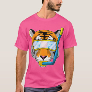 T-shirt Tiger Plongée Lunettes de bain Snorkel