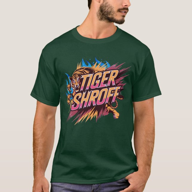 T-shirt Tiger Shroff Bollywood (Devant)