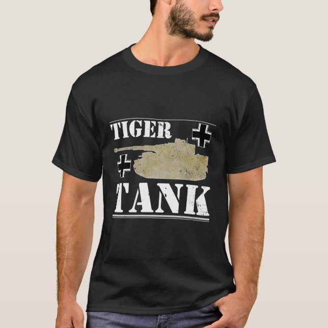 T-shirt Tiger Tank Historique Guerre Mondiale 2 2ème guerr (Devant)