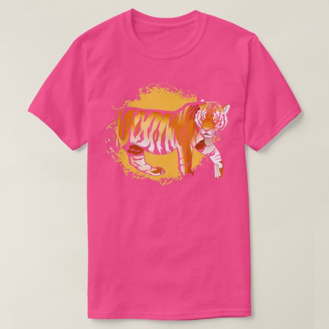 T-shirt Tiger Wild Animal Wild Wilderness Safari Afric (Design devant)